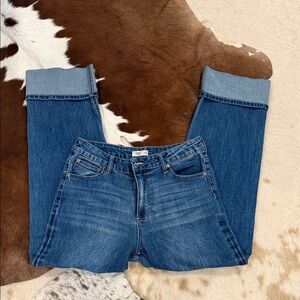 Oat New York Dark Blue Boyfriend Jeans